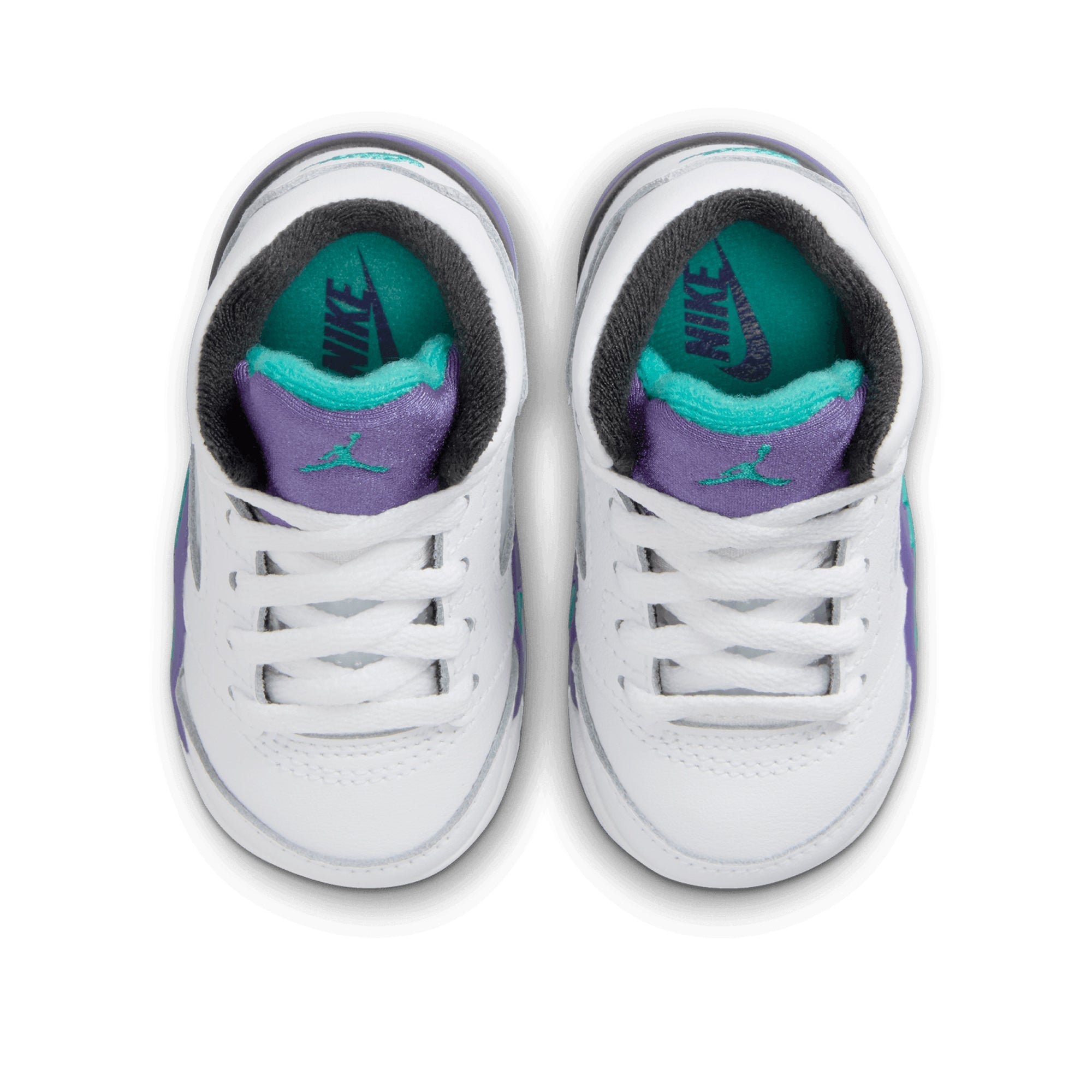 Jordan 5 Retro OG 'Grape' (TD) - White/New Emerald