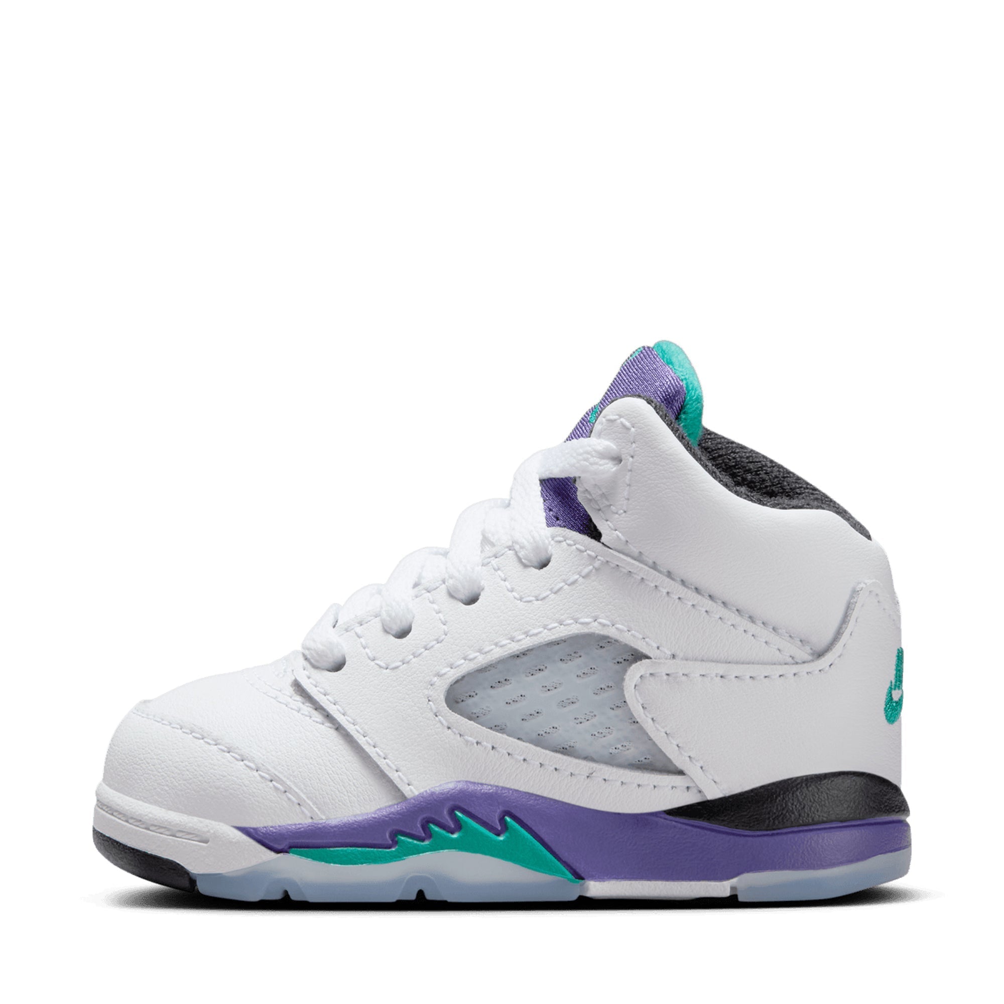 Jordan 5 Retro OG 'Grape' (TD) - White/New Emerald
