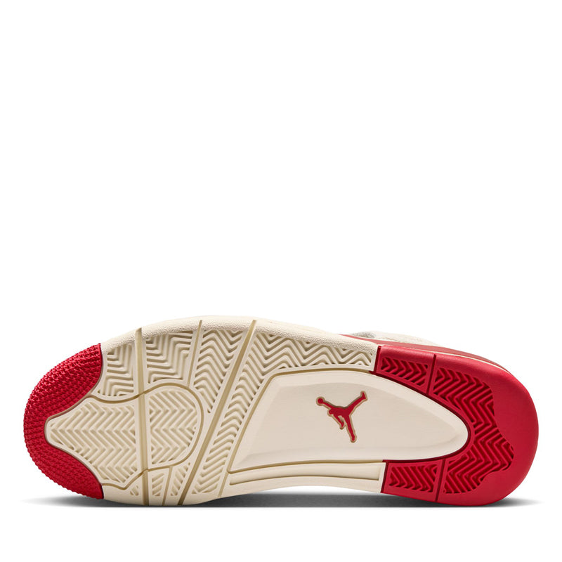Women's Air Jordan 4 Retro 'Valentine's Day' - Pale Ivory/Sierra Red