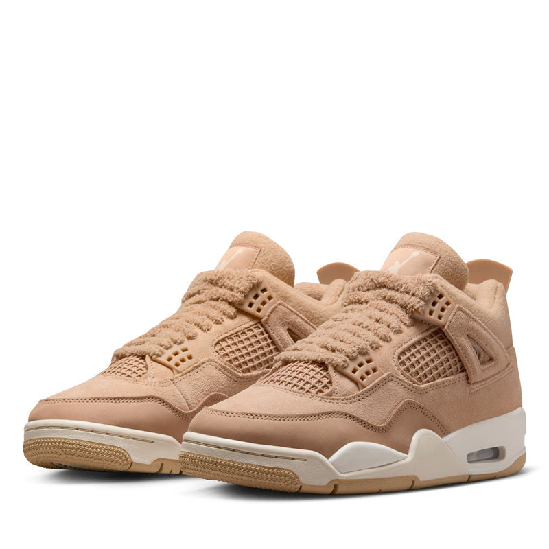 Women's Air Jordan 4 Retro 'Cozy' - Hemp/Light Orewood Brown