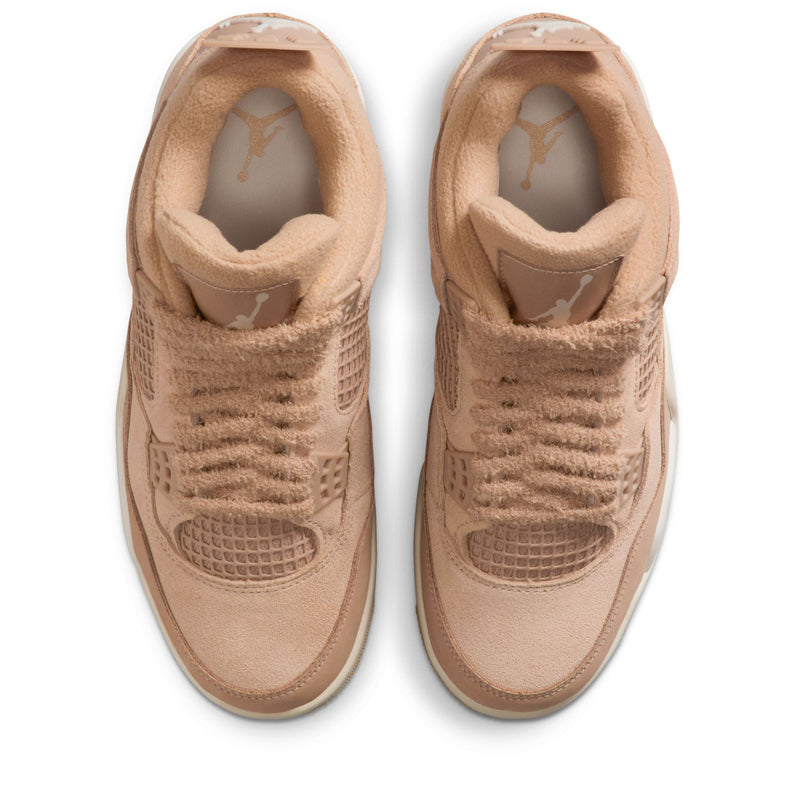 Women's Air Jordan 4 Retro 'Cozy' - Hemp/Light Orewood Brown