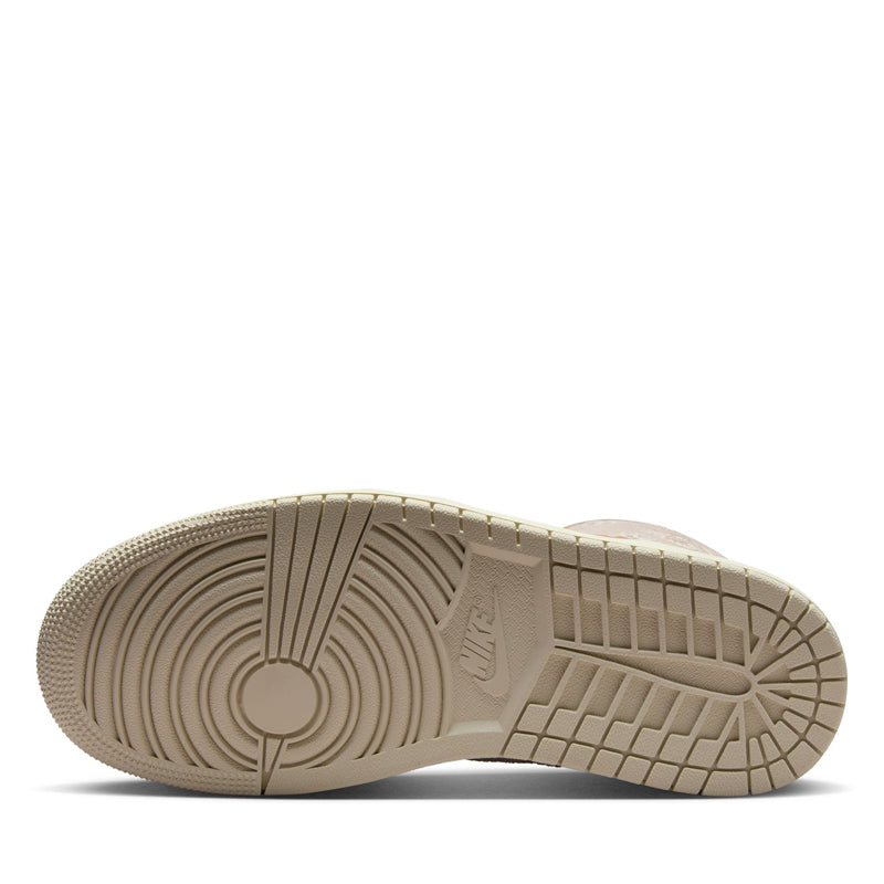Women's Air Jordan 1 Mid SE - Hemp/Light Orewood Brown