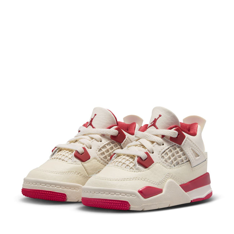 Jordan 4 Retro 'Valentine's Day' (TD) - Pale Ivory/Sierra Red