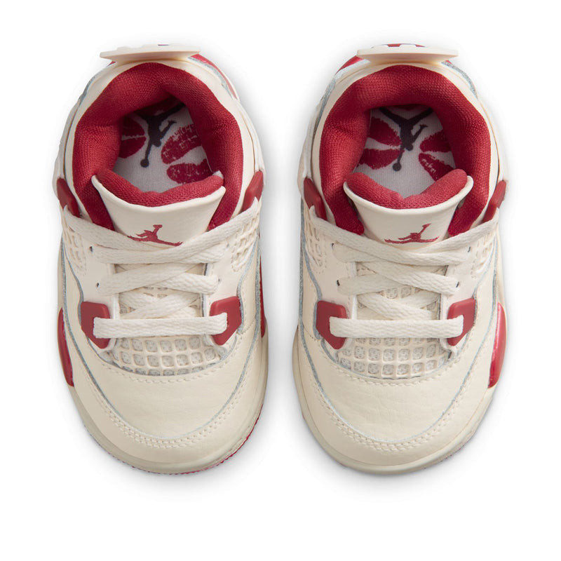 Jordan 4 Retro 'Valentine's Day' (TD) - Pale Ivory/Sierra Red