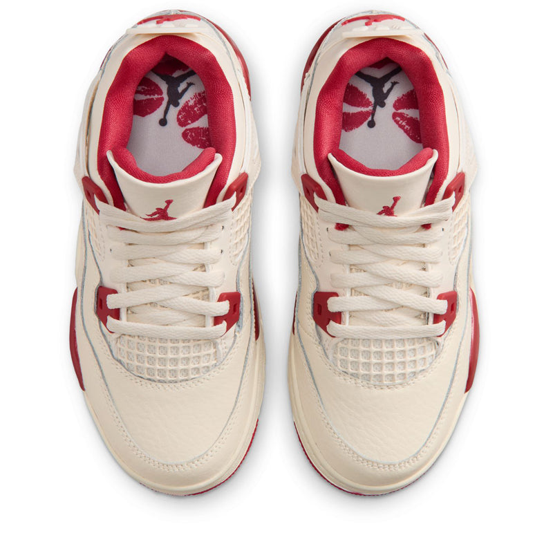 Jordan 4 Retro 'Valentine's Day' (PS) - Pale Ivory/Sierra Red