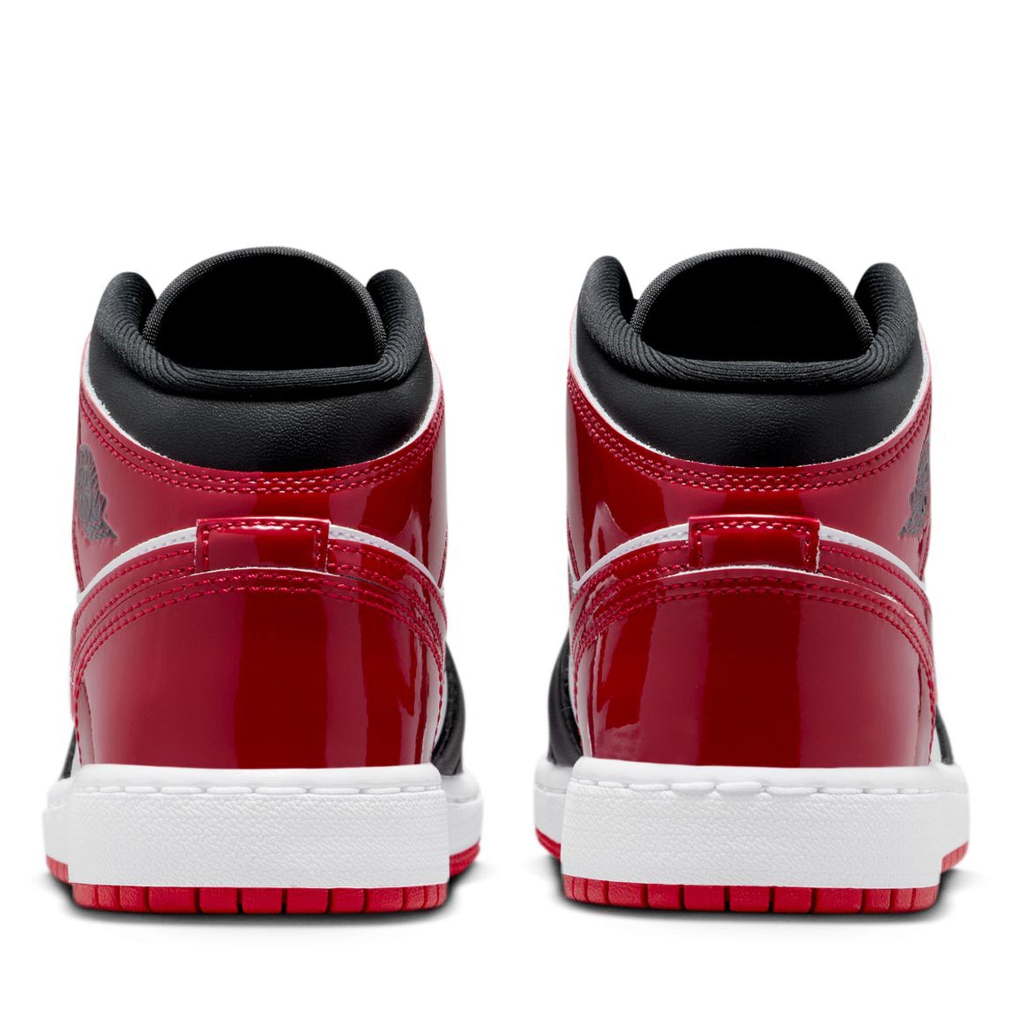 Air Jordan 1 Mid (GS) - Black/Varsity Red