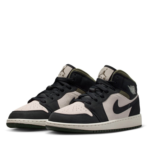 Air Jordan 1 Mid (GS) - Light Orewood Brown/Off Noir