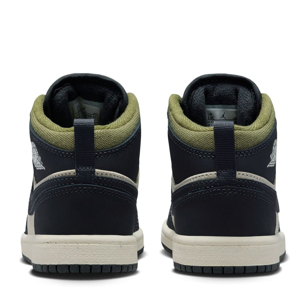 Jordan 1 Mid SE (PS) - Light Orewood Brown/Off Noir