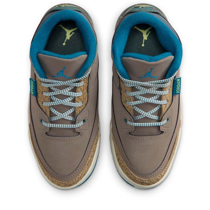 Jordan 3 Retro (PS) - Olive Grey/Green Abyss