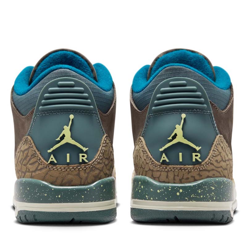 Air Jordan 3 Retro (GS) - Olive Grey/Green Abyss