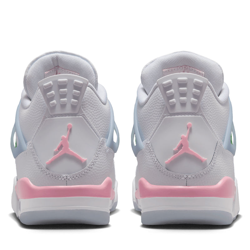 Air Jordan 4 Retro (GS) - White/Medium Soft Pink