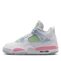 Air Jordan 4 Retro (GS) - White/Medium Soft Pink