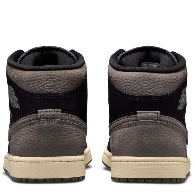 Air Jordan 1 Mid SE - Black/Olive Grey