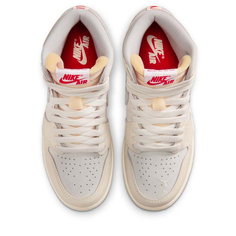 Air Jordan 1 Retro High OG (GS) - Sail/University Red