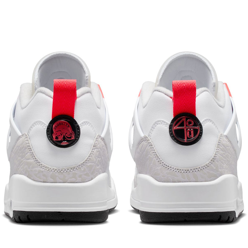 Jordan Spizike Low - White/Bright Crimson