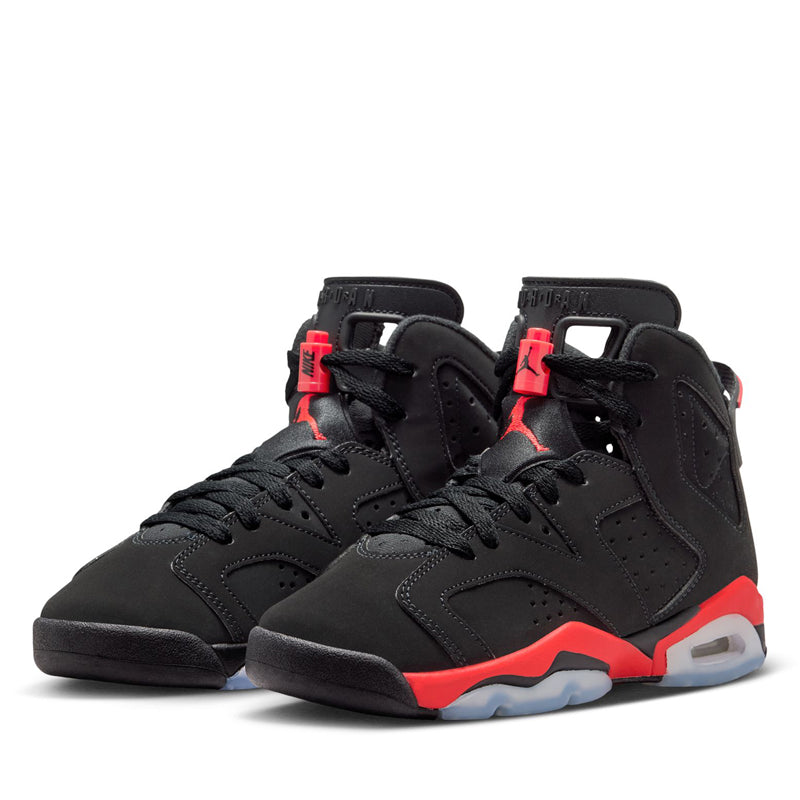 Air Jordan 6 Retro 'Reverse Infrared' (GS) - Black/Light Crimson