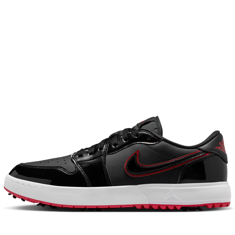 Air Jordan 1 Low Golf 'Bred' - Black/Varsity Red