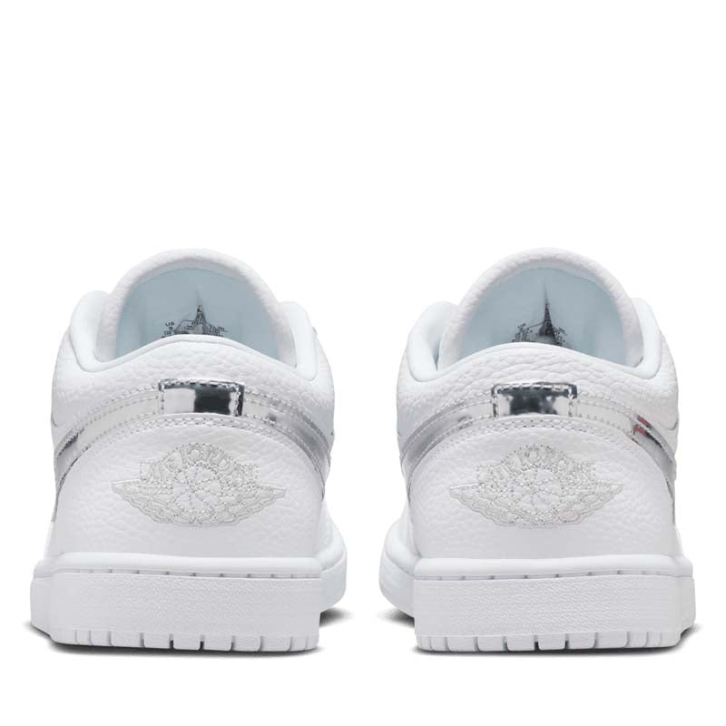 Women's Air Jordan 1 Low SE - White/Metallic Silver