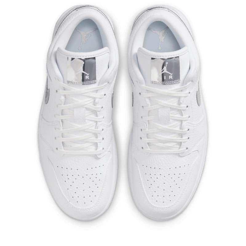 Women's Air Jordan 1 Low SE - White/Metallic Silver