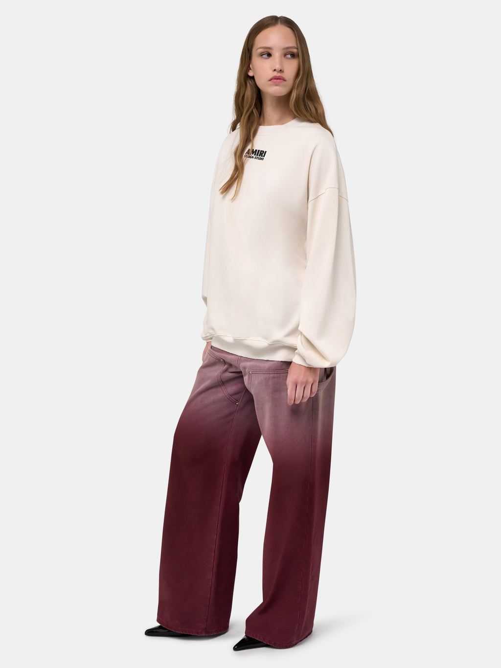 WOMEN - WOMEN'S GRADIENT CARPENTER JEAN - Terracotta