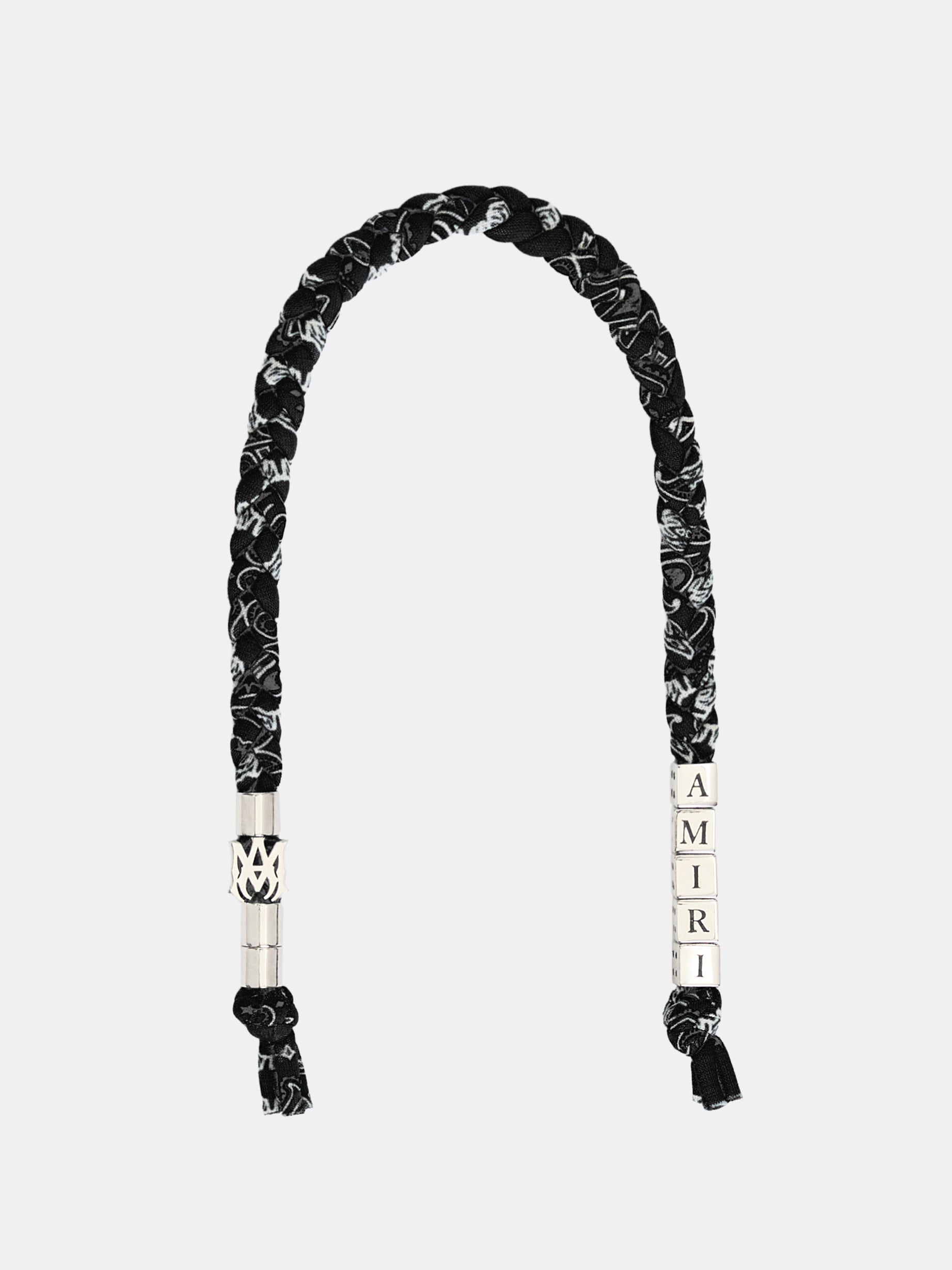 WOMEN - WOMEN'S AMIRI BRAIDED KEYCHAIN - Black