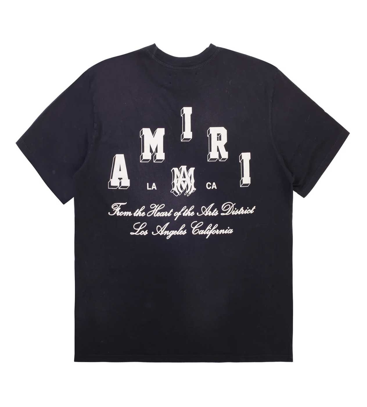 Amiri Collegiate Tee Black