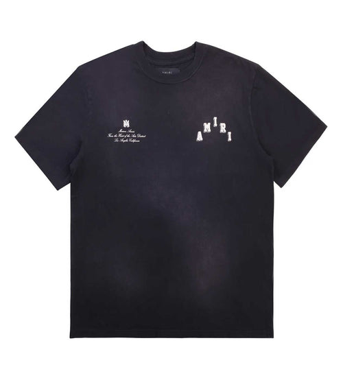 Amiri Collegiate Tee Black