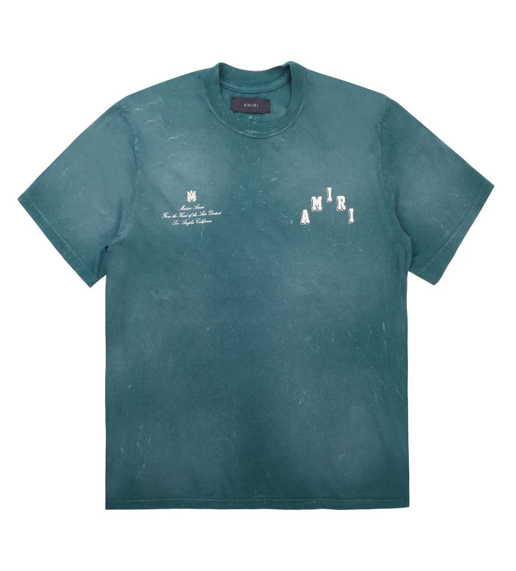 Amiri Collegiate Tee Green