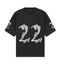 Amiri Oversized 22 Tee Black