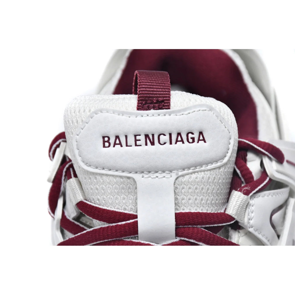 Balenciaga Track White Claret Red 5