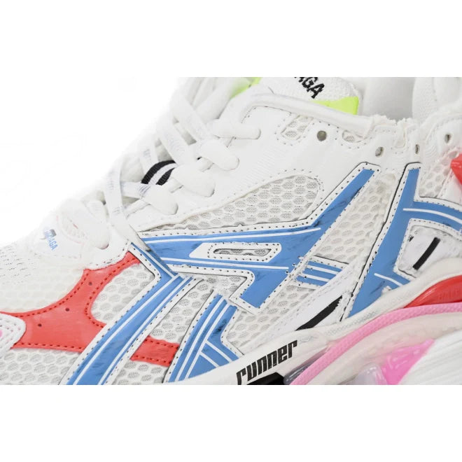 Balenciaga Runner White Blue Red