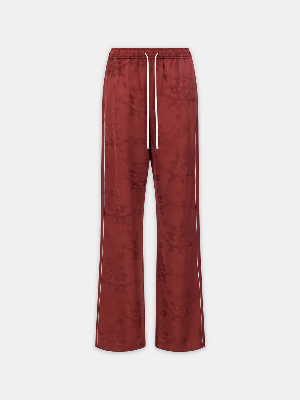 FLORAL JACQUARD PULL ON PANT - Terracotta