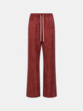 FLORAL JACQUARD PULL ON PANT - Terracotta