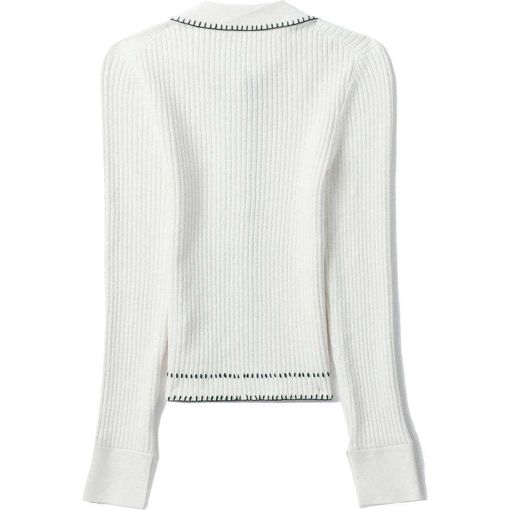 BAPE BAPY RIBBED CARDIGAN LADIES