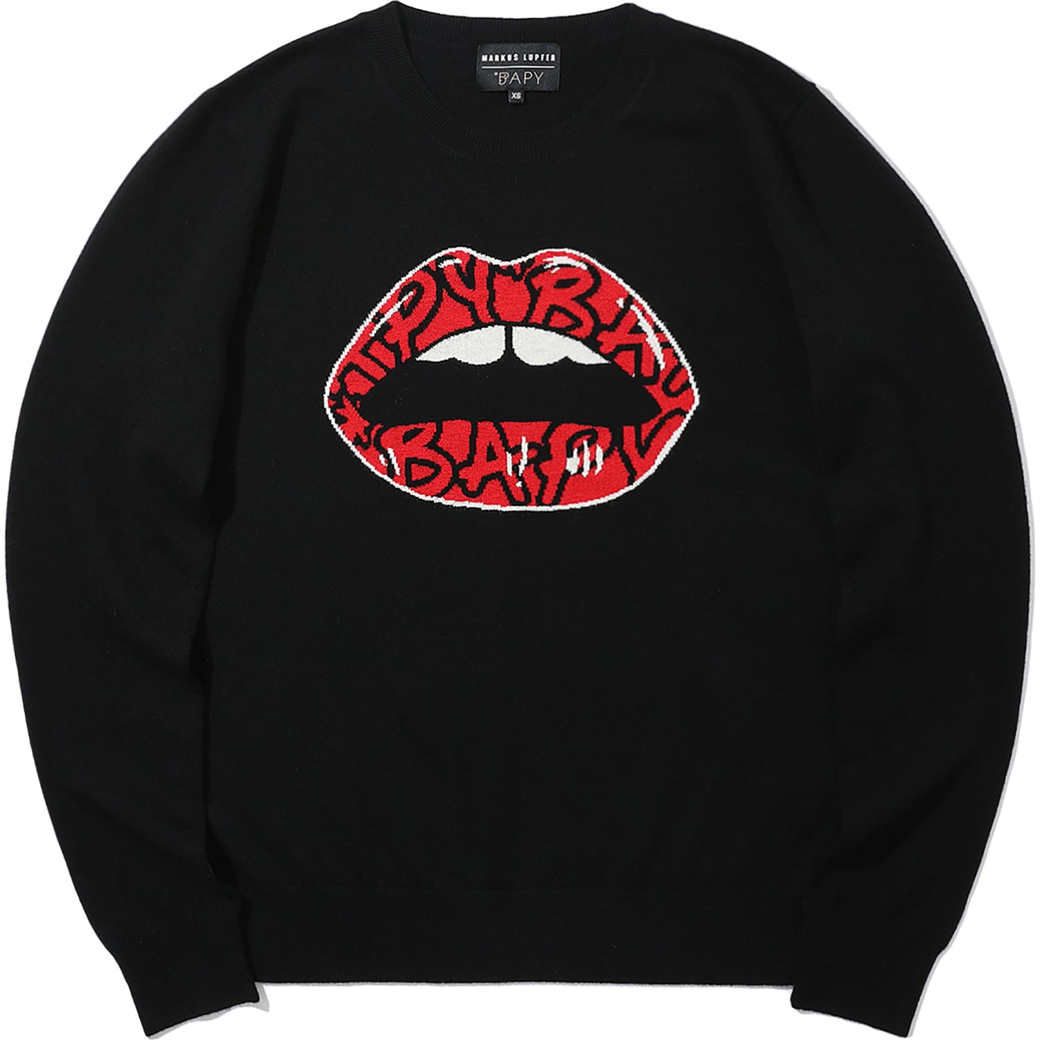 BAPE BAPY X MARKUS LUPFER KNIT BABY LIP LADIES