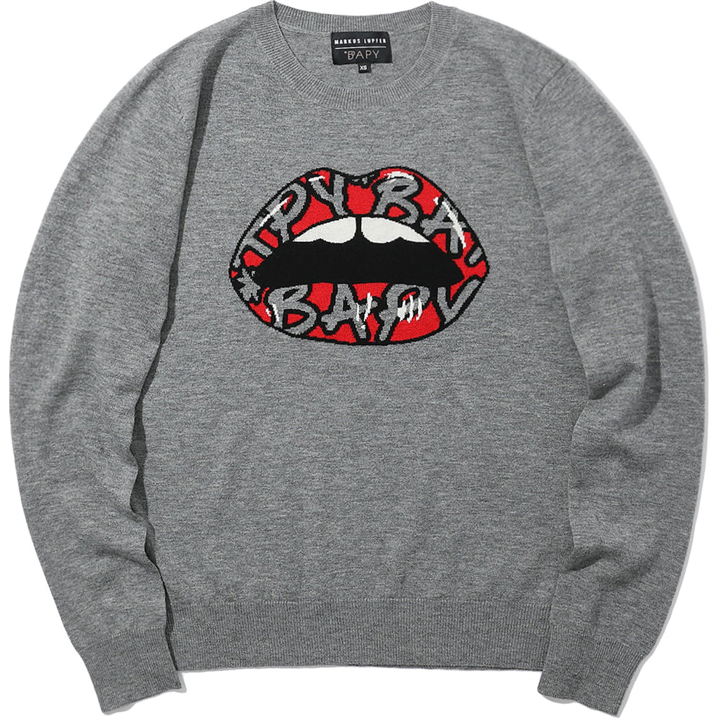 BAPE BAPY X MARKUS LUPFER KNIT BABY LIP LADIES