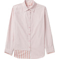 BAPE BAPY LAYERS PINK STRIPES SHIRT LADIES