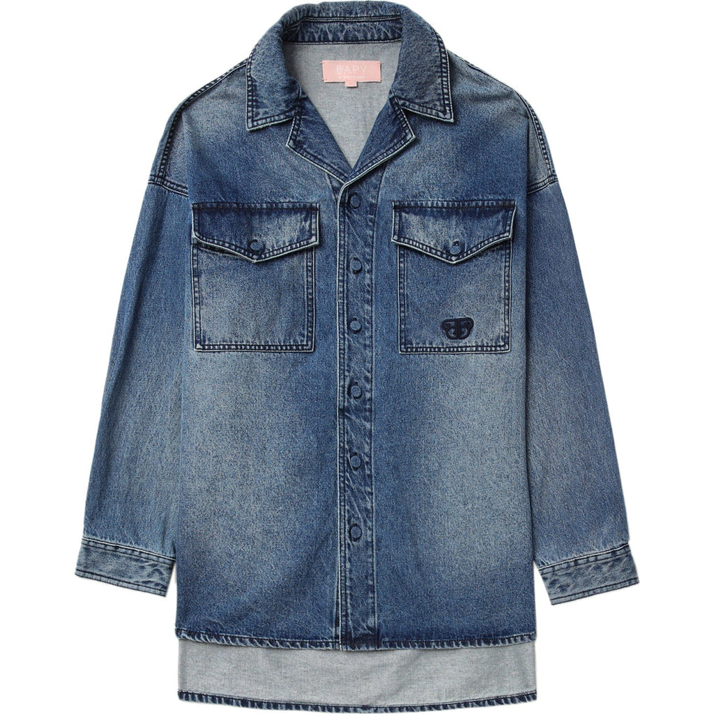 BAPE BAPY DENIM SHIRT LADIES