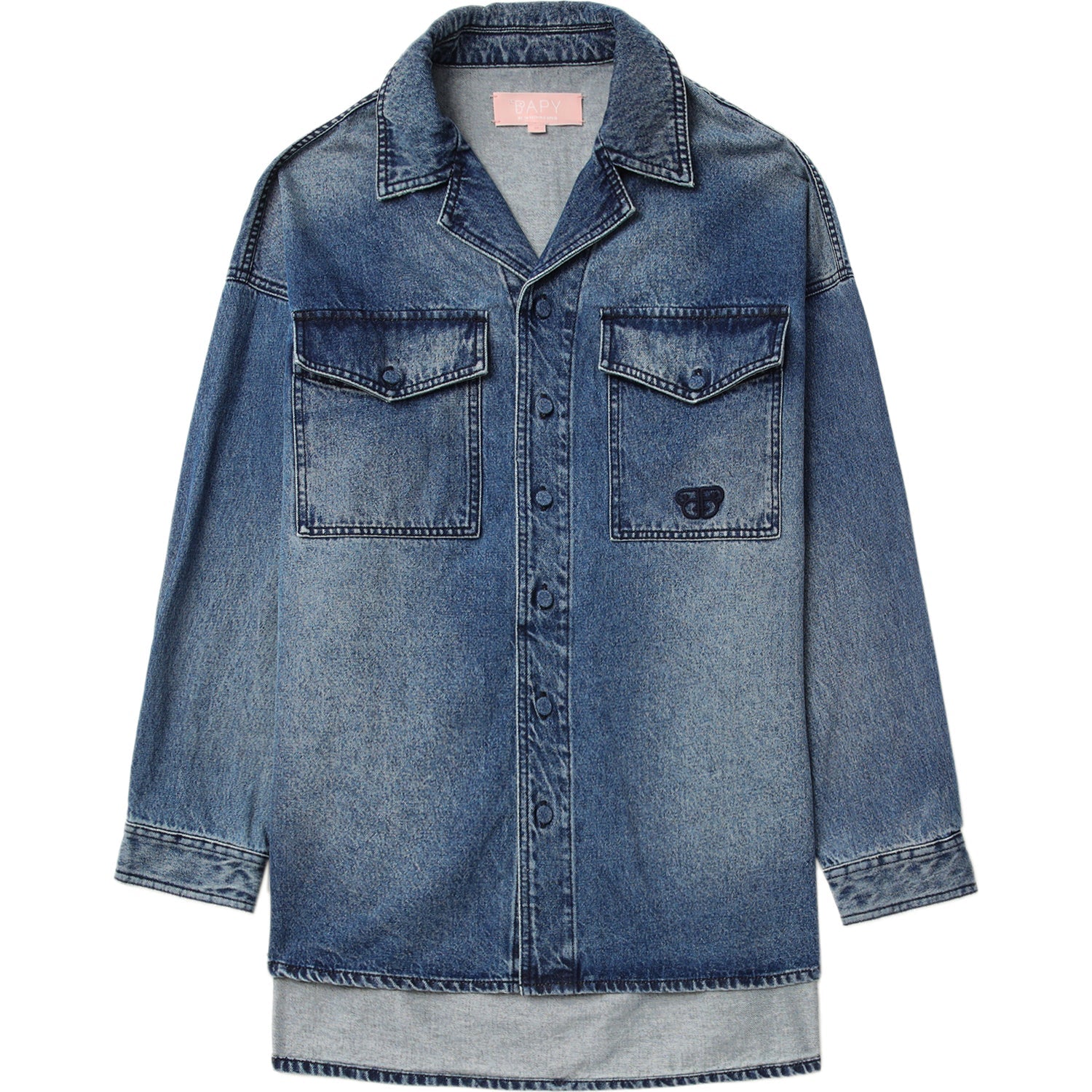 BAPE BAPY DENIM SHIRT LADIES