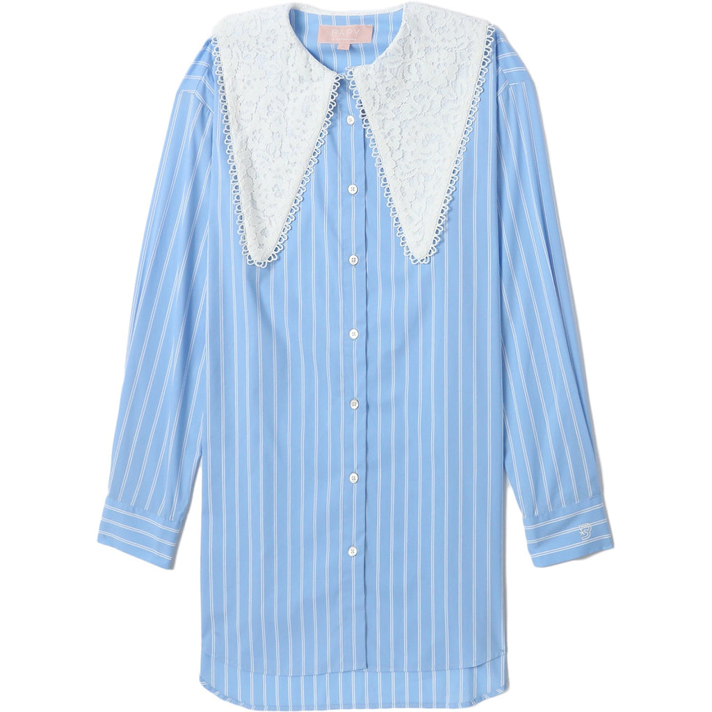 BAPE BAPY STRIPES SHIRTDRESS LADIES