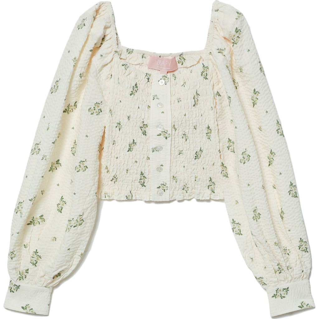 BAPE BAPY FLORAL PRINT TOP LADIES