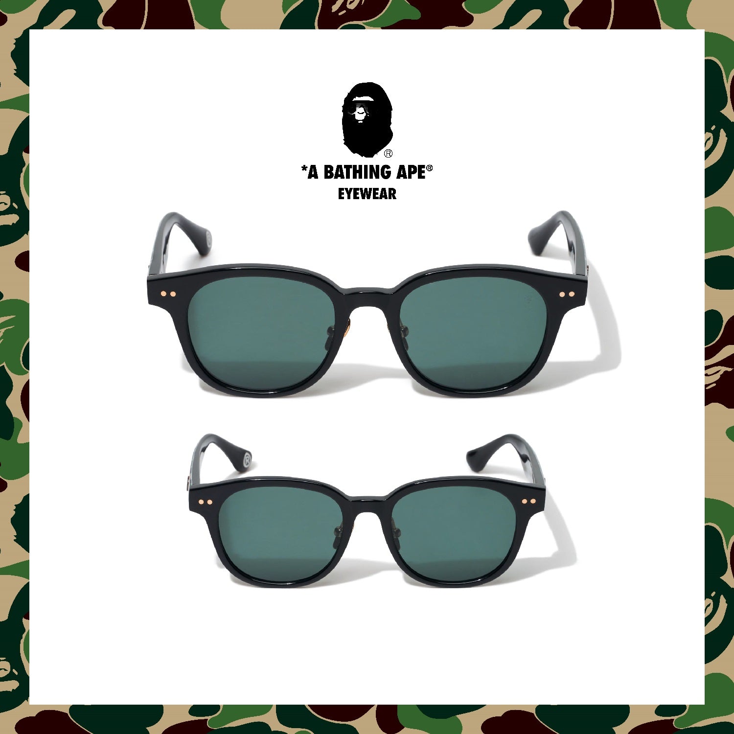 BAPE FATHER & SON SUNGLASSES SET BS13018 & BKIDS22