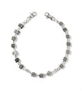 Bottega Desires Dice Game Wallet Chain Silver