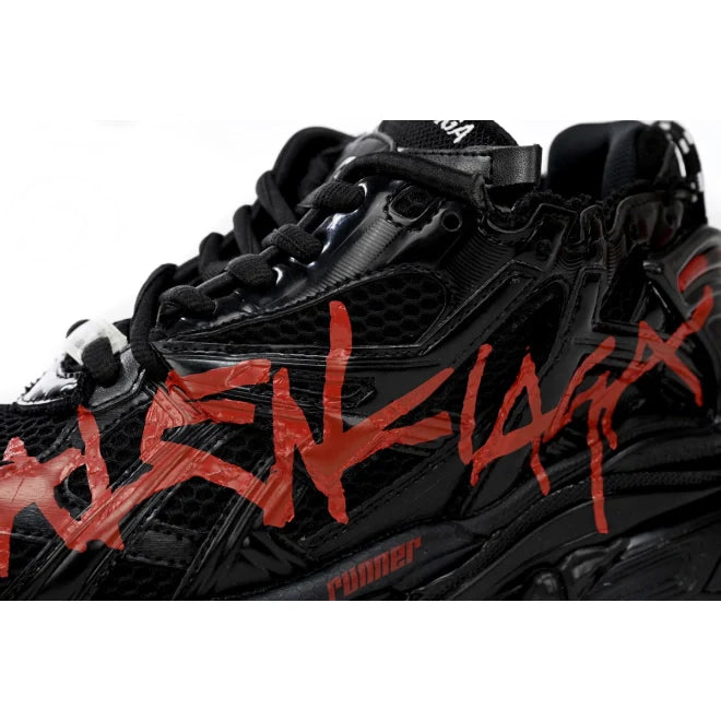 Balenciaga Runner Black And Red