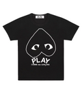 CDG Black Inverted Heart T-Shirt