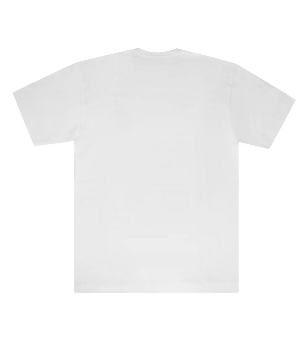 CDG White/Black Heart Logo T-Shirt