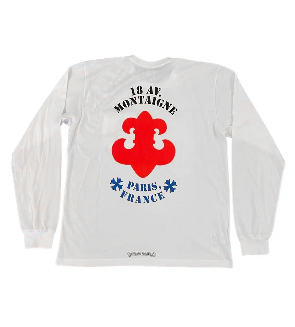 Chrome Hearts Paris Long Sleeve White