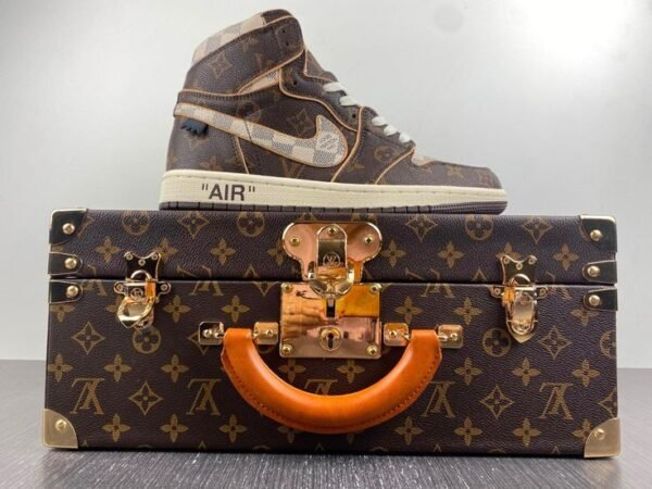 Louis Vuitton x Nike Air Force 1 High ‘Monogram Brown Damier Azur’