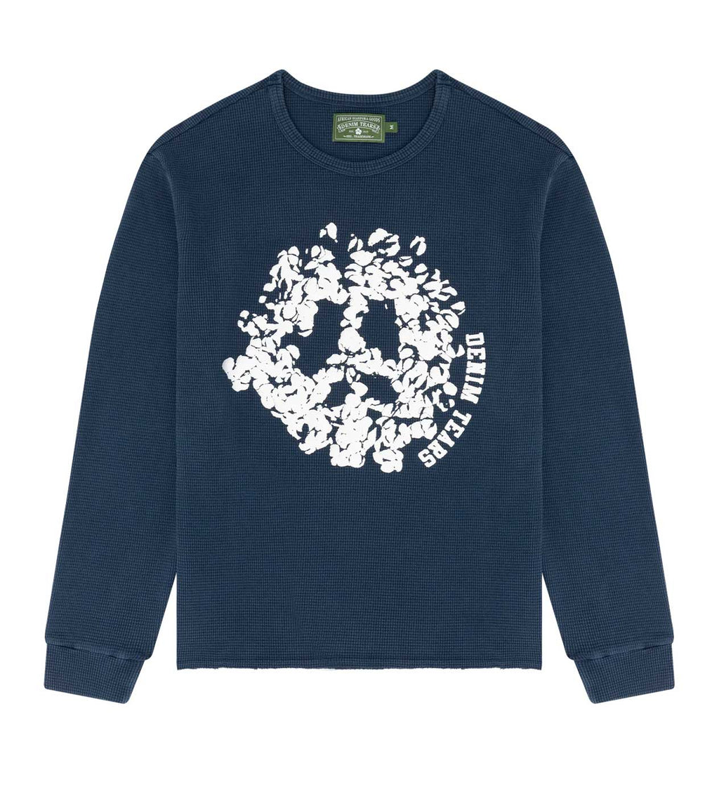 Denim Tears University Navy Thermal L/S