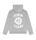Denim Tears University Zip Hoodie Grey